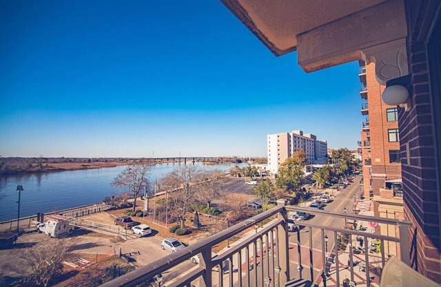 WSR-12 Riverfront balcony views.