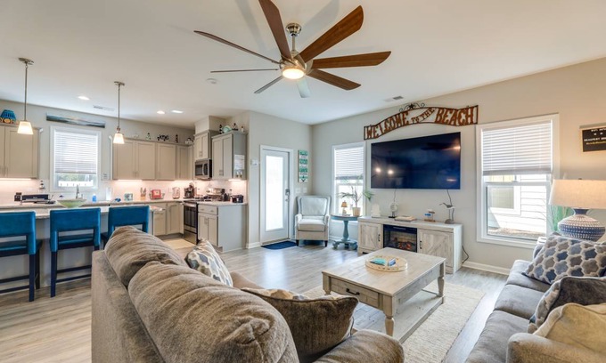 Morehead City Apartment | 173 m² Apartment ∙ 3 bedrooms ∙ 9 guests