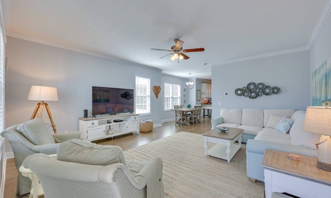 Kure Beach Apartment | 176 m² Apartment ∙ 3 bedrooms ∙ 6 guests