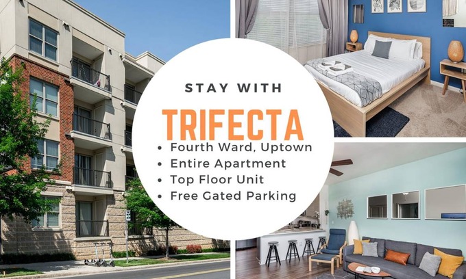 Fourth Ward Apartment | 70 m² Apartment ∙ 1 bedroom ∙ 4 guests