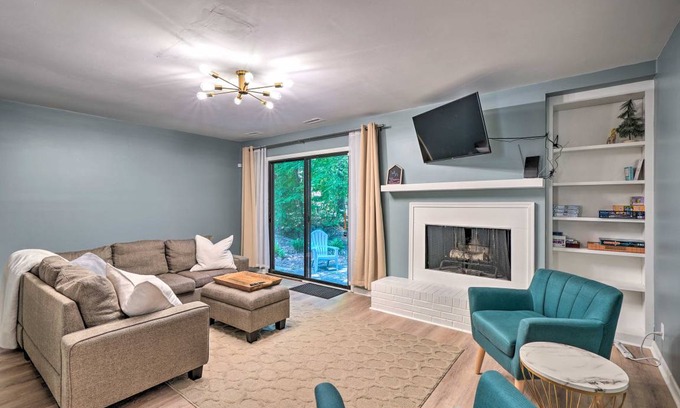 North Garrett Road Apartment | 92 m² Apartment ∙ 2 bedrooms ∙ 4 guests