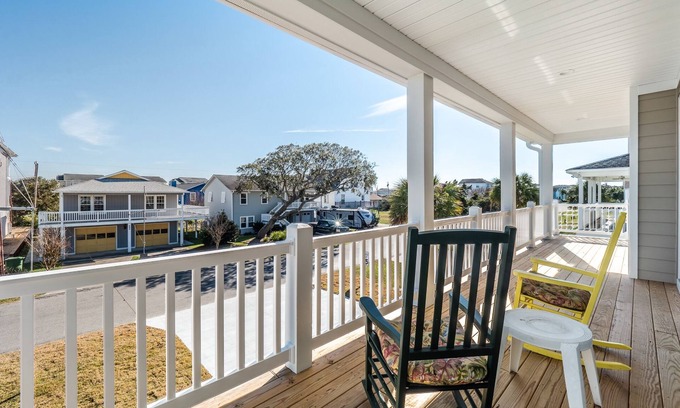 Kure Beach House | A Kure Cure | Views, Short Walk to Beach!