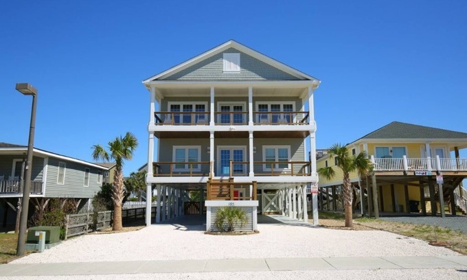 Holden Beach House | Absolute Paradise - Gorgeous Ocean Views with Private Pool and Elevator!