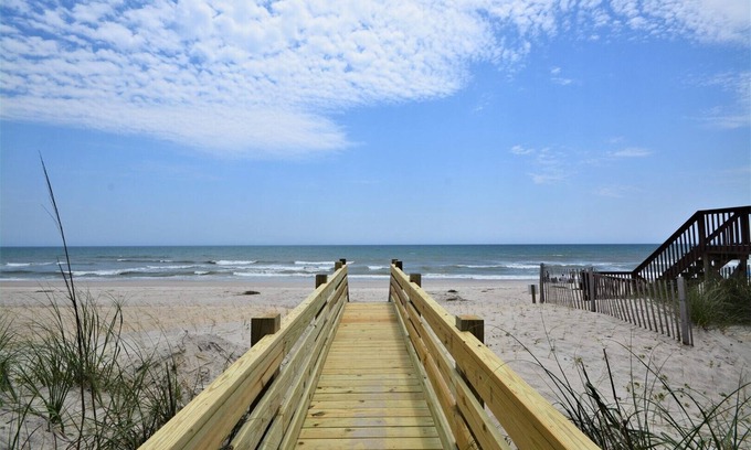 North Topsail Beach House | "Almost Heaven North" - OCEANFRONT 4 Bedroom Duplex