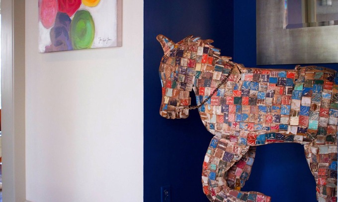 Asheville House | Art-filled home, 2 mi to town, Pets ok. Hot tub!