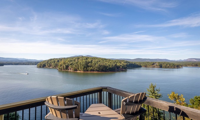 Lakeview Hills House | Breathtaking Lake & Mountain Views & Private Dock. Enjoyable Year Round!