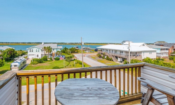 Topsail Beach House | Casa Capri | Ocean to Sound Views + Walk to Beach!
