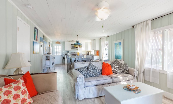 Kure Beach House | Charming Historic Cottage in Downtown Kure Beach: A 2 Minute Walk to Ocean Bliss