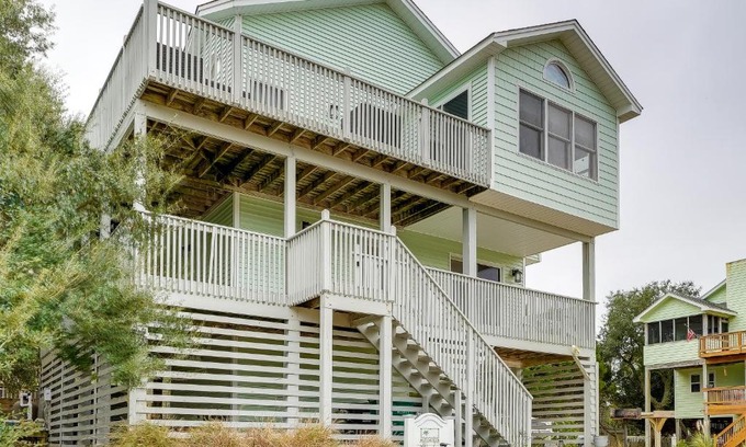 Ocean Sands House | Corolla Beach House Dog Friendly, Walk to Ocean!