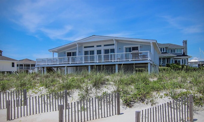 Shell Island House | Experience the beach life with this relaxing oceanfront home.