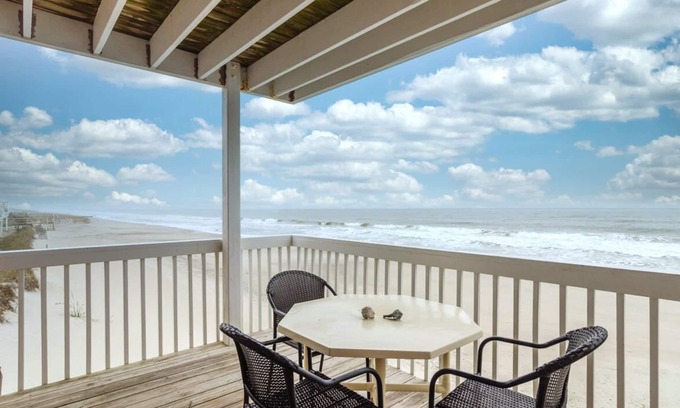 Kure Beach Condo | First floor oceanfront condo in Ocean Dunes!