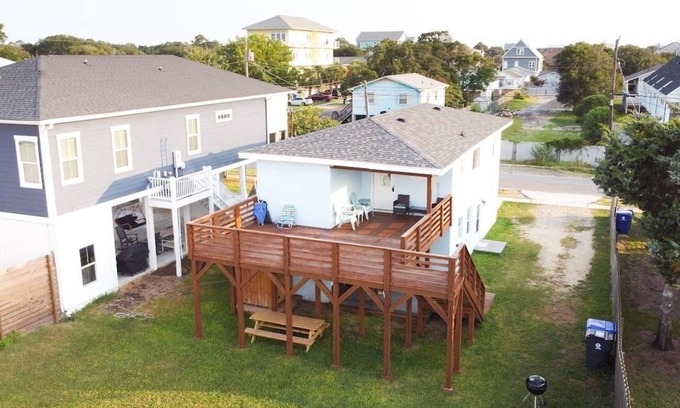 Carolina Beach House | Gone Coastal Lower Unit- Easy walk to beach and boardwalk
