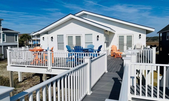 Holden Beach House | Heaven Sent - Meticulously Maintained Oceanfront Beach Home!