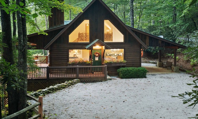 Highlands House | Hummingbird Hideaway - Mountain home with view just outside Highlands, NC.