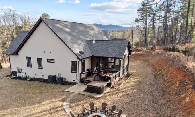 Hendersonville House | Mountain Retreat with Game Room, Hot Tub, Fire Pit