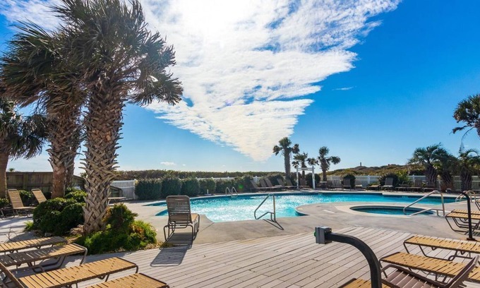 Indian Beach Condo | Ocean Club condo, 3 bedrooms, ocean side, ocean view, pool