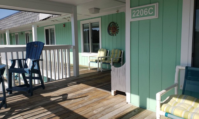 Kure Beach Condo | Ocean Dunes Condo - Top Floor - Elevator - GREAT Amenities