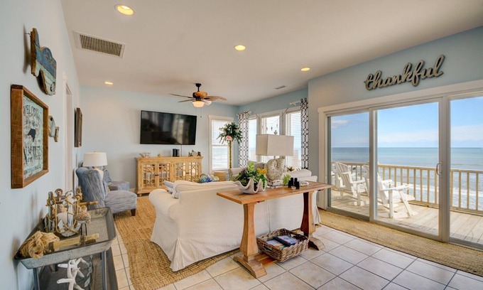 North Topsail Beach House | "Ocean Song" Oceanfront 5 bedroom Home