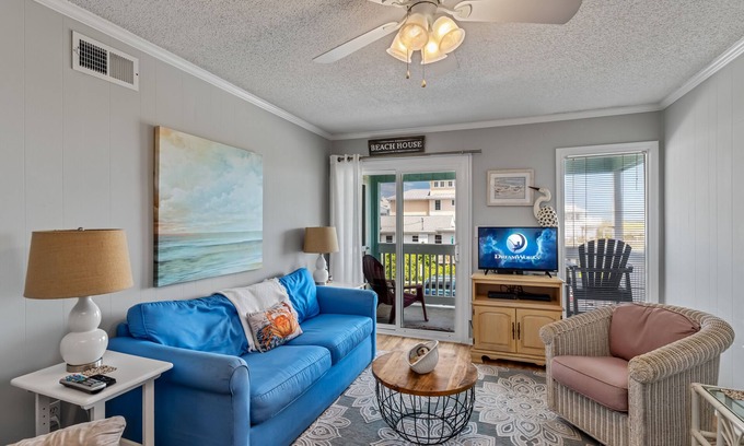 North Carolina Coast Condo | Oceanfront Complex! 2 BR/2BA - Sleeps 4-6 people. Beautiful ocean views.