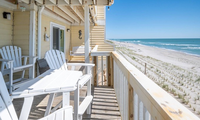 Kure Beach Condo | Oceanfront Condo with Pools Kure Beach