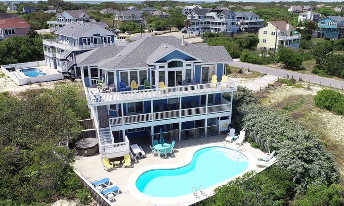 Ocean Sands House | Oceanside, 7 BRS, Private Pool, Hot Tub, Rec Room, OS1A, Corolla Horizons