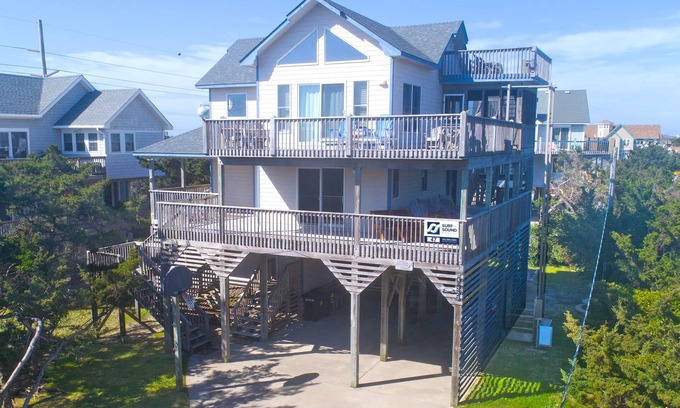 Avon House | Oceanview Dog Friendly Home w/Hot Tub, Community Pool and Tennis/Pickleball