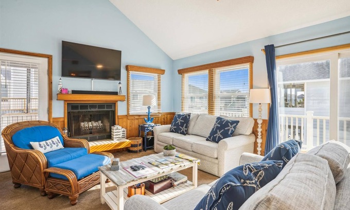 Ocean Sands House | ONLY 450 feet to beach! Ocean Views! Private pool, Hot Tub!