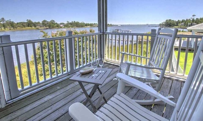 Newport House | Panacea- Sound Front Home with Dock in Newport, NC