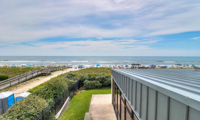 Wilmington Beach Condo | 🏖️Pelican Watch 201: Sundeck | Community Indoor and Outdoor Pools | Hot Tub🏖️