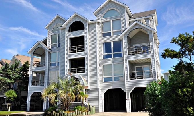 Ocracoke Condo | Pirate's Quay 3 North: Incredible harbor views and sunsets. Docking.