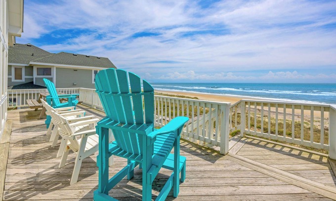 Hatteras House | Premier Oceanfront Dog Friendly Home w/Pool, Hot Tub, Theater, and Much More