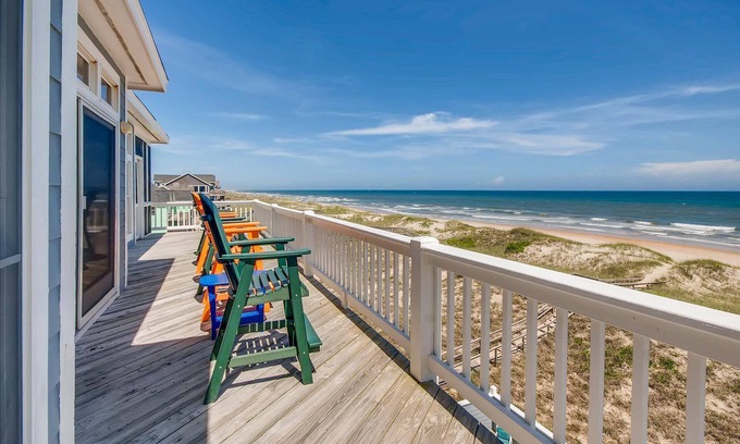 Hatteras House | Premier Oceanfront Home with Pool, Hot Tub, Elevator, Sauna, Game Room, Theater