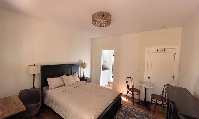 Flat Rock Apartment | Private Deck Studio Apt w/ AC in charming Flat Rock near Hendersonville, Saluda.