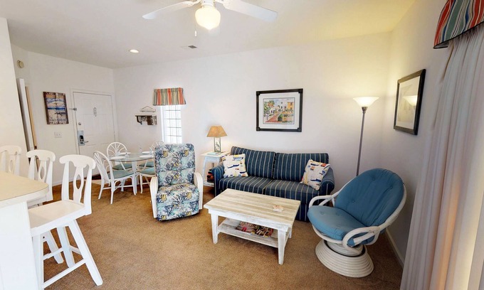 Sea Trail Condo | Quiet 2BR Golf Villa in Sunset Beach -Located close to Activity Center. (RP3309)