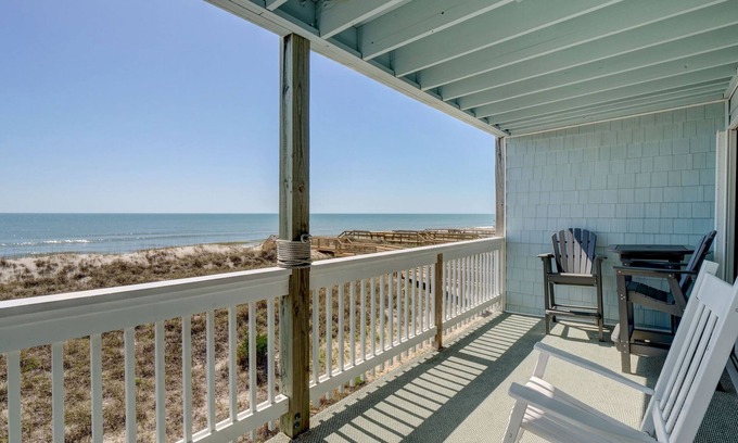 Carolina Beach Condo | Sands III C2 - Fantastic ocean front condo with pool