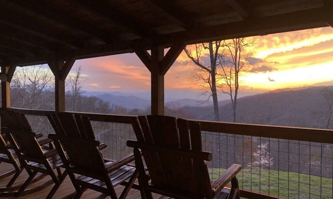 Bryson City Cabin | Secluded Mountain Getaway with Hot Tub, Fire Pit & Scenic Forest Views