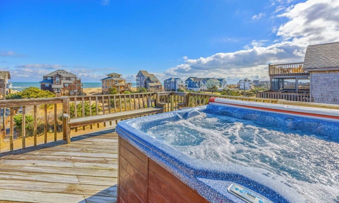 Avon House | Semi-Oceanfront Dog Friendly w/Pool, Hot Tub, Gourmet Grill, Home Theater
