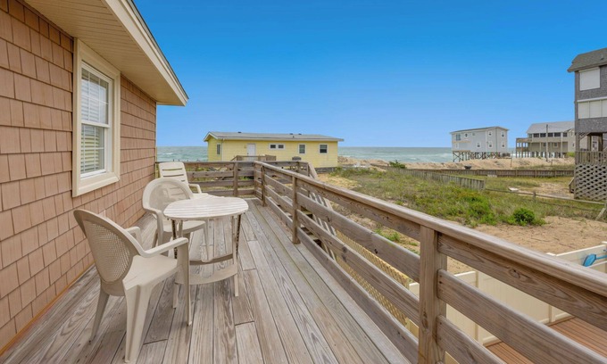 Rodanthe House | Semi-Oceanfront Home w/Private Saltwater Pool, Hot Tub, Rodanthe Pier Passes