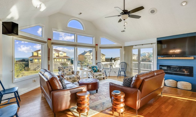 Whalehead Beach House | Semi Oceanfront: Oversized Private Heated Pool (16x40)! Gameroom, Hot Tub