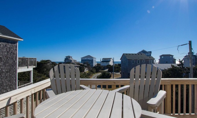 Hatteras House | Semi-Oceanfront, Private Pool, Hot Tub, Ocean Views, Arcade, Dog-Friendly
