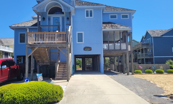 Nags Head House | Spacious Village of Nags Head, Private Pool, Ocean views, Hot Tub