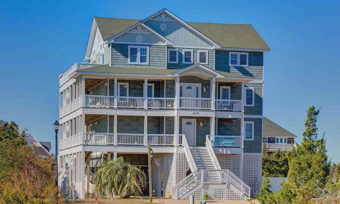 Wind Over Waves House | Spittin' Kitty - Rare 7 Bedroom Soundside Home in Salvo