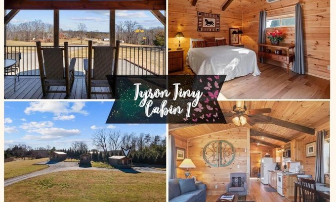 Tryon House | Tiny Cabin 1- Near Tryon Equestrian Center