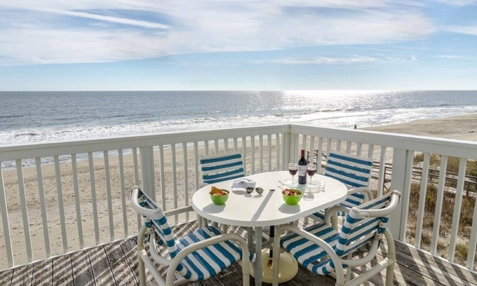 Kure Beach Condo | Top floor ocean front condo in Ocean Dunes!