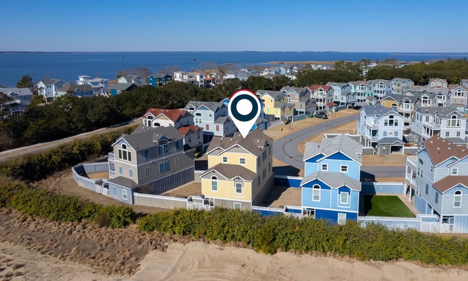 Whalehead Beach House | Towering beach house with a private hot tub, pool, WiFi, & washer/dryer