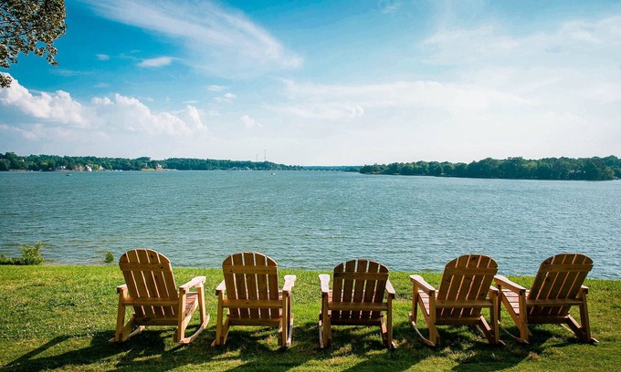 Steele Creek Cabin | Waterfront, 100- Year-Old wood Cabin #16 at Long Cove Resort by RedAwning