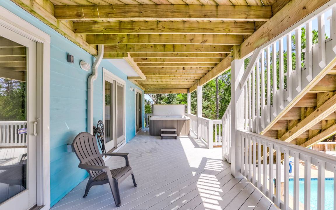 Photo of Patio Balcony in Wind Over Waves