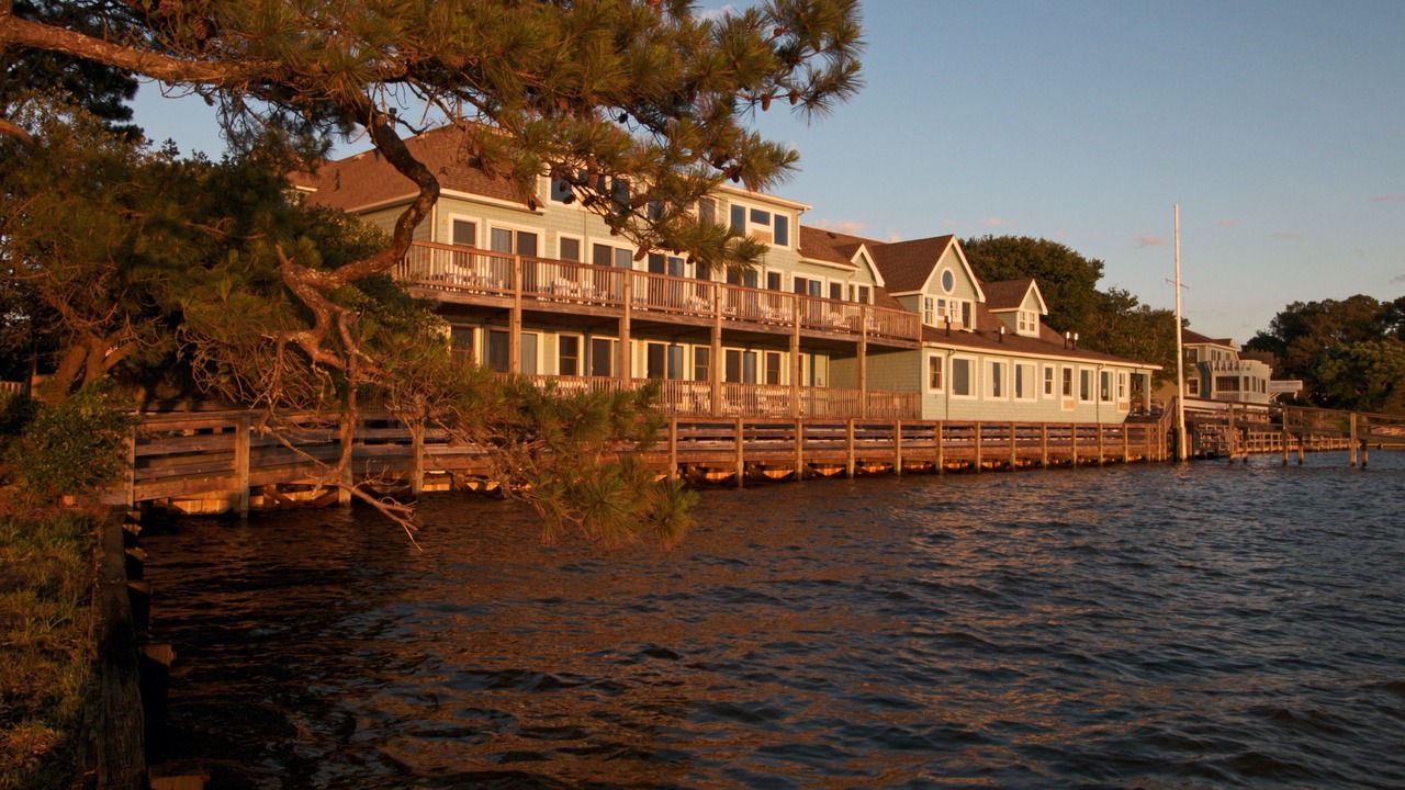 Photo of Buildings in Corolla Light