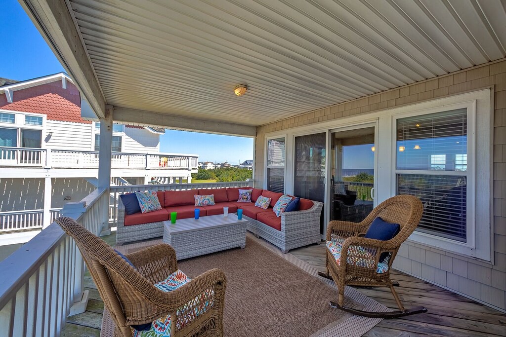 Photo of Patio Balcony in Wind Over Waves