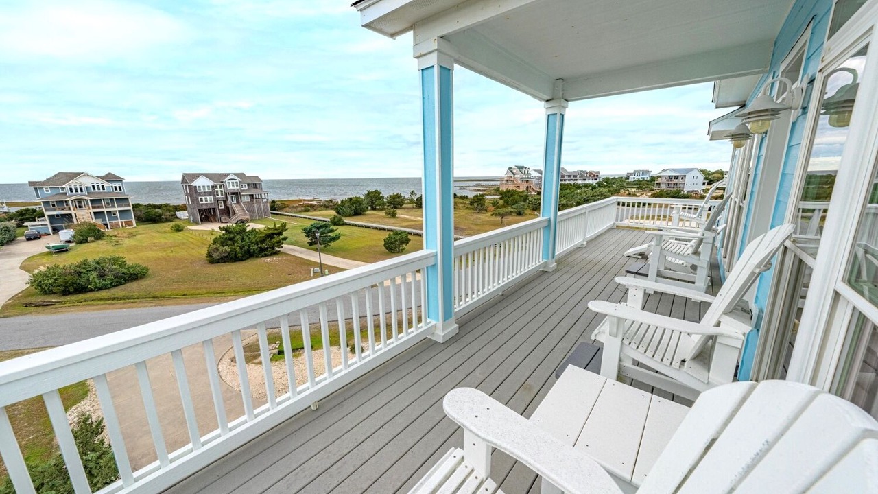 Photo of Patio Balcony in Wind Over Waves